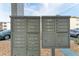 Two rows of mailboxes for building residents at 5938 Welcome Rd # H22, Bradenton, FL 34207