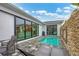 Private pool with patio and lounge chairs at 6404 Pigeon Plum Way, Bradenton, FL 34210