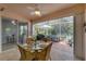 Relaxing screened-in patio perfect for dining and entertaining at 6650 Cheswick St, Sarasota, FL 34243