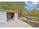 White storage shed with ample space for bikes and equipment at 7737 40Th E Ct, Sarasota, FL 34243