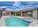 Private pool and spa with spacious patio and view at 10442 Winnipeg St, Port Charlotte, FL 33981