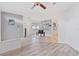 Dining area with a view to the kitchen and Gathering room at 11813 Holly Hock Dr, Lakewood Ranch, FL 34202