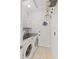 Laundry room with washer, dryer, and ample counter space at 11813 Holly Hock Dr, Lakewood Ranch, FL 34202