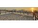 Spacious rooftop deck with ocean views and sunset at 1214 Gulf Blvd, Englewood, FL 34223