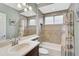 Bathroom with shower/tub combo and updated vanity at 1227 Tuscany Blvd, Venice, FL 34292
