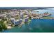 Aerial view of a waterfront community with luxury high-rise buildings at 1305 4Th St # 401B, Sarasota, FL 34236
