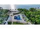 Aerial view of waterfront community with playground and park at 1305 4Th St # 401B, Sarasota, FL 34236