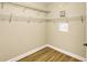 Walk-in closet with wire shelving at 206 Bella Vista Ter # 29B, North Venice, FL 34275