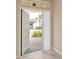 Open entryway with view to courtyard at 206 Bella Vista Ter # 29B, North Venice, FL 34275