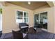 Peaceful patio with seating for relaxation at 2200 Pratt Avenue, North Port, FL 34286
