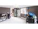 Bright home office with a large monitor and built-in shelving at 2826 Marlette St, Sarasota, FL 34231