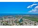 Aerial view showing neighborhood near ocean and waterways at 308 Matisse E Cir, Nokomis, FL 34275