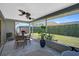 Spacious screened patio, perfect for outdoor dining and relaxation at 308 Matisse E Cir, Nokomis, FL 34275