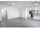 Open concept living room, kitchen, and dining area at 3419 27Th Pkwy, Sarasota, FL 34235