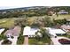 Aerial view of home and neighborhood, highlighting location and landscape at 3746 Torrey Pines Blvd, Sarasota, FL 34238