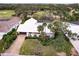Bird's-eye view of home, showcasing the property and golf course at 3746 Torrey Pines Blvd, Sarasota, FL 34238