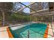 Inviting screened pool area with a spacious patio at 4363 Melis St, Port Charlotte, FL 33948