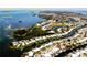 An aerial view of the community near Sarasota Bay, showing the property's location at 4799 Independence Dr, Bradenton, FL 34210