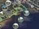 Map highlighting the community's waterfront and planned improvements at 4799 Independence Dr, Bradenton, FL 34210