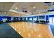 Spacious community room with hardwood dance floor at 4799 Independence Dr, Bradenton, FL 34210