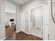 Convenient laundry room with washer, dryer, and storage at 491 Casalino Dr, Nokomis, FL 34275