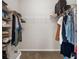 Spacious walk-in closet with ample shelving and hanging space at 491 Casalino Dr, Nokomis, FL 34275