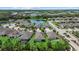Community overview showing houses and a lake at 5307 Applegate Ct, Bradenton, FL 34211