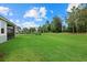 Large backyard with grassy area and privacy at 5307 Applegate Ct, Bradenton, FL 34211