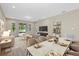 Bright dining room with seating for six and view to backyard at 5307 Applegate Ct, Bradenton, FL 34211