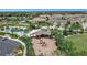 Community playground and pool area, aerial view at 5307 Applegate Ct, Bradenton, FL 34211