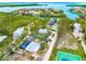 Waterfront home with private pool and tennis court at 531 Edlee Ln, Longboat Key, FL 34228