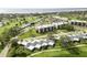 Aerial view of community near the waterfront at 6114 43Rd W St # 104E, Bradenton, FL 34210