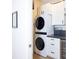 Convenient laundry room with stackable washer and dryer at 6614 162Nd E Pl, Parrish, FL 34219