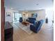 Relaxing living room featuring a view of the pool and patio at 6614 162Nd E Pl, Parrish, FL 34219