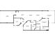 Floor plan showing a spacious layout with 2 bedrooms, 2 baths, and a large living area at 7661 Summerland Cv, Bradenton, FL 34202