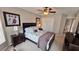 Comfortable bedroom with a double bed and built-in closet at 8773 Stone Harbour Loop, Bradenton, FL 34212