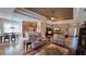 Spacious living room with hardwood floors and open floor plan at 8773 Stone Harbour Loop, Bradenton, FL 34212