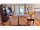 Spacious living room with hardwood floors and comfortable seating at 8773 Stone Harbour Loop, Bradenton, FL 34212