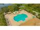 Resort-style pool with lounge chairs and spa at 8773 Stone Harbour Loop, Bradenton, FL 34212
