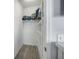 Spacious closet with wire shelving; great for storage at 114 Gull Dr, Anna Maria, FL 34216