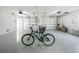 Garage with ample space for storage and bikes at 114 Gull Dr, Anna Maria, FL 34216
