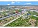 Aerial view of a waterfront house at 10508 Mcalester Cir, Port Charlotte, FL 33981