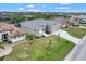 Aerial view of a house and neighborhood at 10508 Mcalester Cir, Port Charlotte, FL 33981