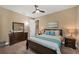 Bright bedroom with a comfortable bed and plenty of storage at 11241 Sandhill Preserve Dr, Sarasota, FL 34238