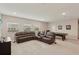 Game room with sectional sofa and pool table at 12985 Bliss Loop, Bradenton, FL 34211