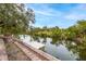 Peaceful canal view with a private dock, perfect for enjoying Florida's waterways at 1313 Harbor Blvd, Port Charlotte, FL 33952