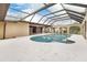 Private pool and screened enclosure with ample space for relaxation at 1313 Harbor Blvd, Port Charlotte, FL 33952