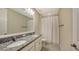 Bathroom boasts double sinks and granite countertop at 15009 18Th E Run, Parrish, FL 34219