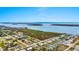 Waterfront community shown in an aerial view at 1956 Massachusetts Ave, Englewood, FL 34224