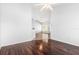 Light and airy living room with dark wood floors at 200 Mirabella Cir # 201, Venice, FL 34292